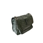 サン・ローラン ニキ ヴィンテージ レザー バッグ